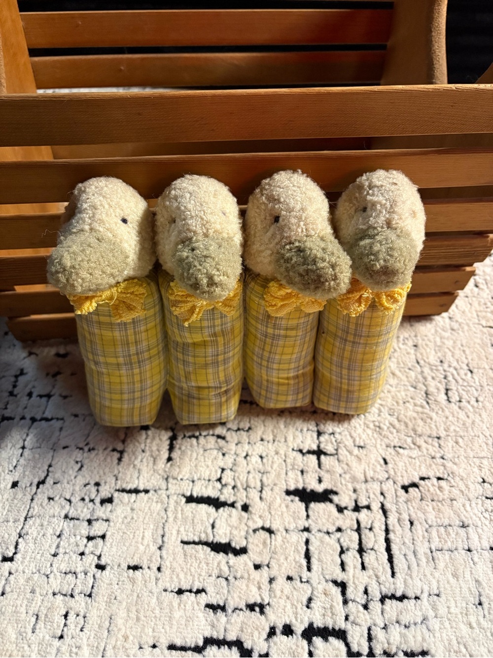 Vintage Weighted Ducks
